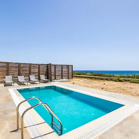 Cato Agro 3, Seafront With Private Pool Afiartis