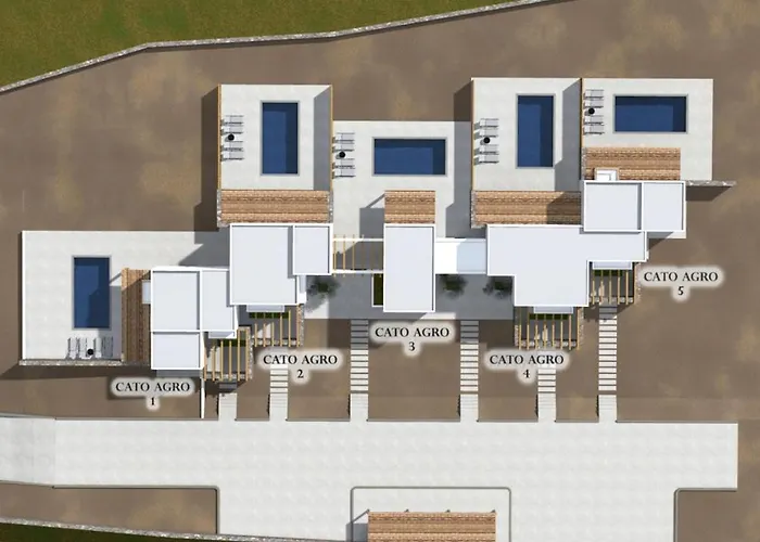 Cato Agro 3, Seafront With Private Pool *