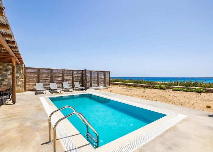 Cato Agro 3, Seafront With Private Pool Afiartis